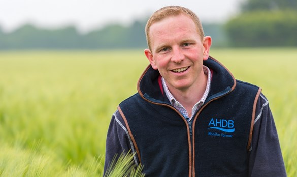 a man smiling in a field